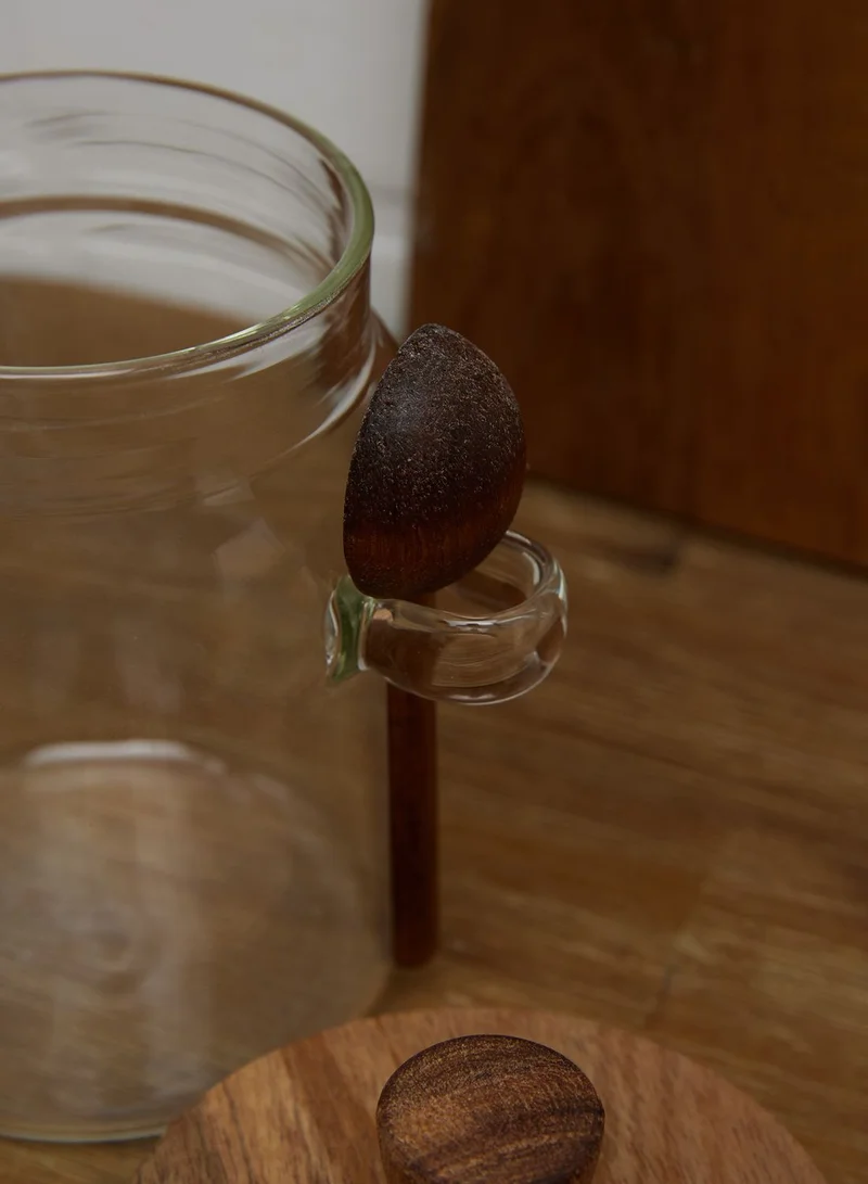 AURORA Glass Storage Jar With Spoon
