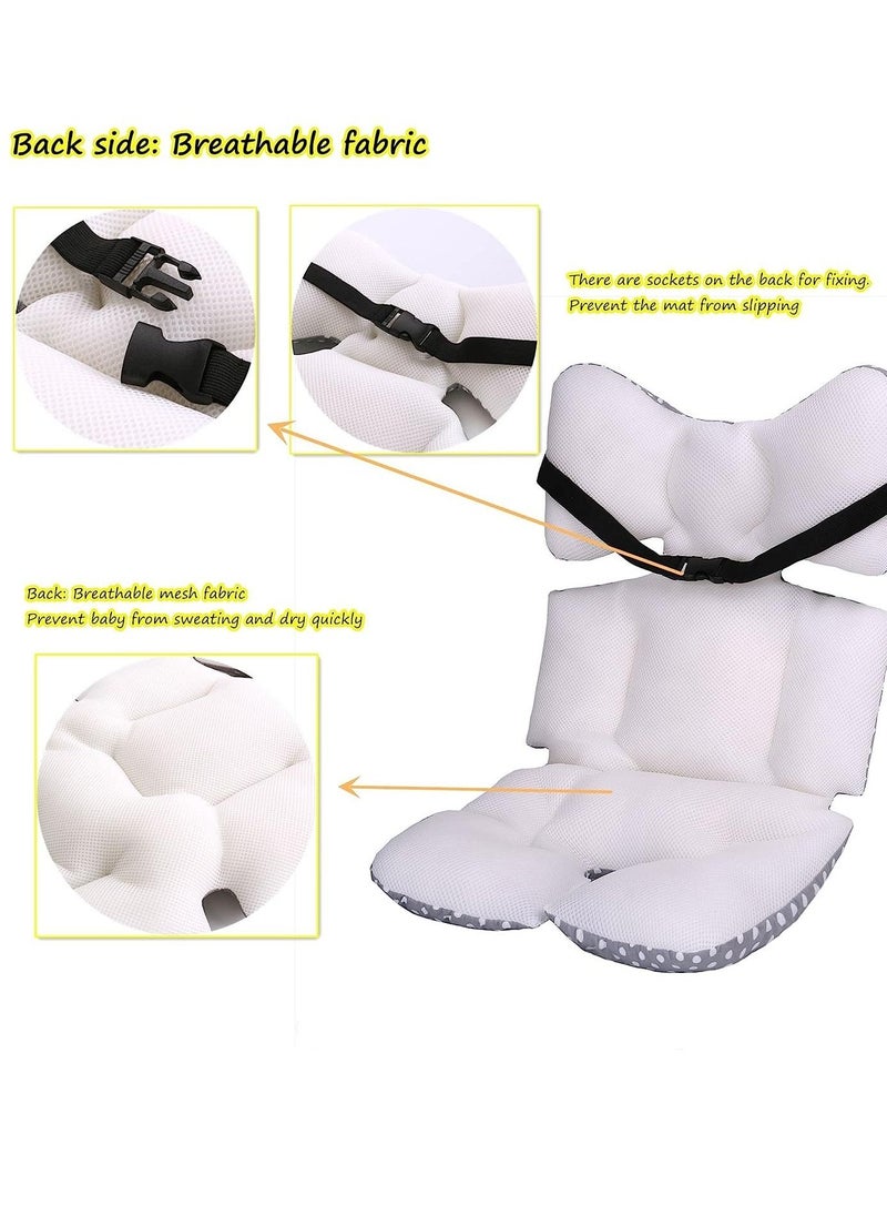 MLADEN - Baby Stroller Seat Liner Toddler Seat Stroller Cushion Pad Soft and Breathable 3D Air Mesh Cooling Pram Pushchair Seat Liners Universal for Infant - Image 1