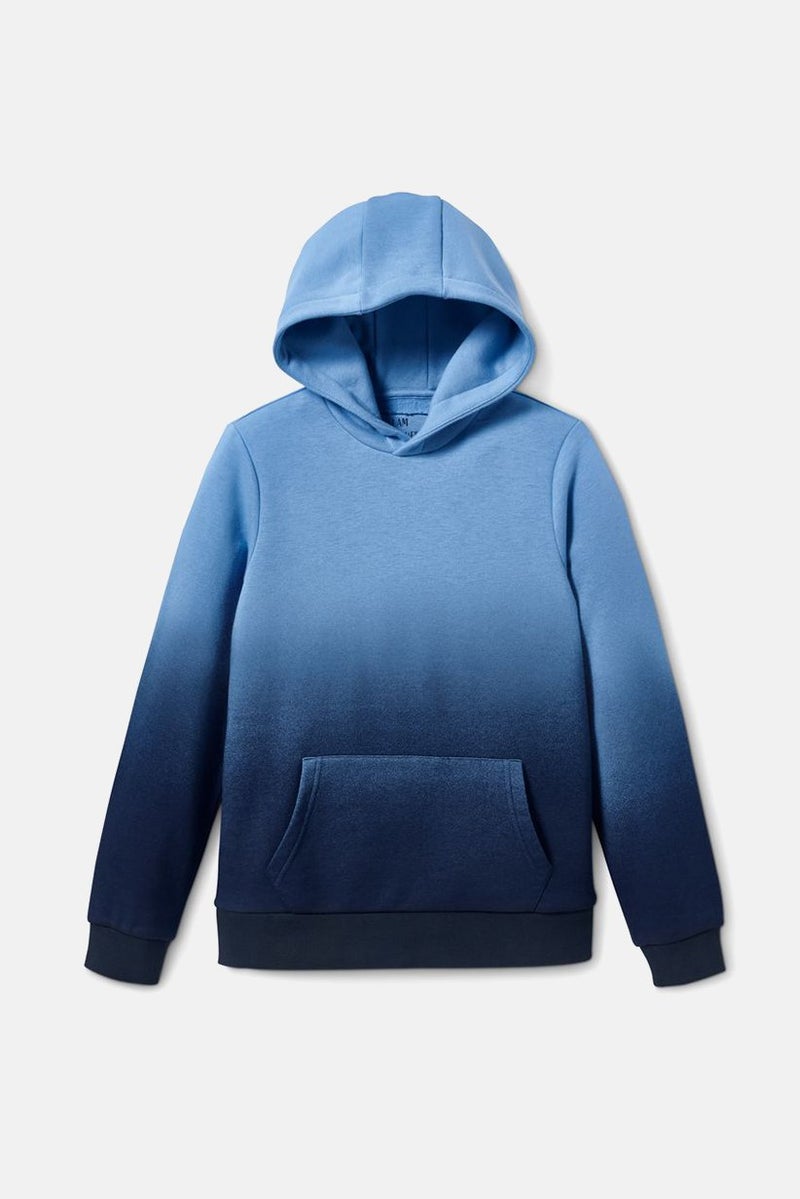 Tchibo سويت شيرت بقلنسوة بأكمام طويلة للأطفال، أزرق - Image 1