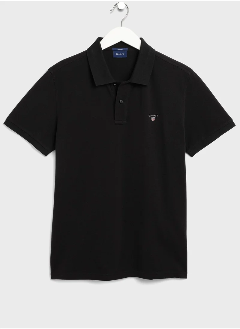 GANT Chest Logo Pique Polo