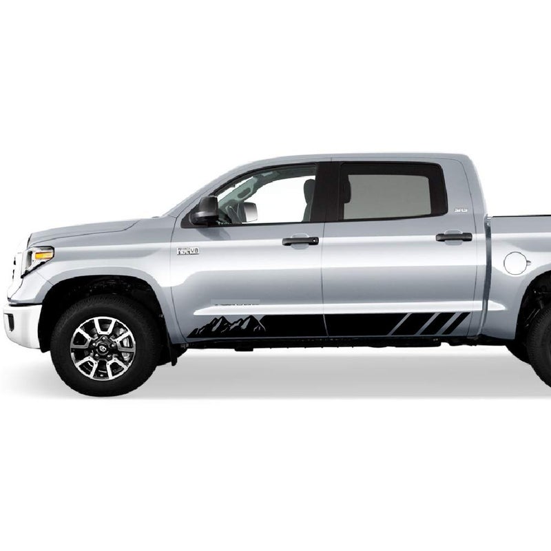 Bubbles Designs Bubbles Designs Decal Sticker Graphic Left and Right Side Stripes Compatible with Toyota Tundra 2007-2023 (2900B)  - Image 1