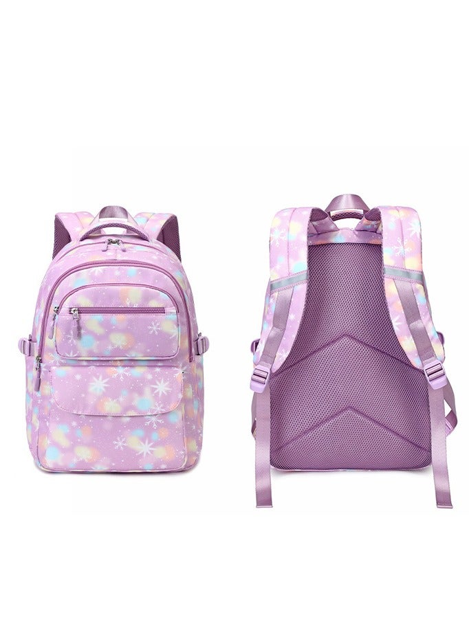 SKT Shiketro Two-Piece Student Schoolbag Outdoor Printed Waterproof Backpack - Image 3