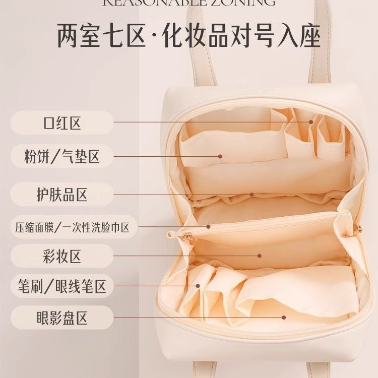 Cosmetic Bag For Women 2023 New Portable Large Capacity Skin Care Storage Bag Cosmetic Brush Travel Wash Bag Portable - Image 3