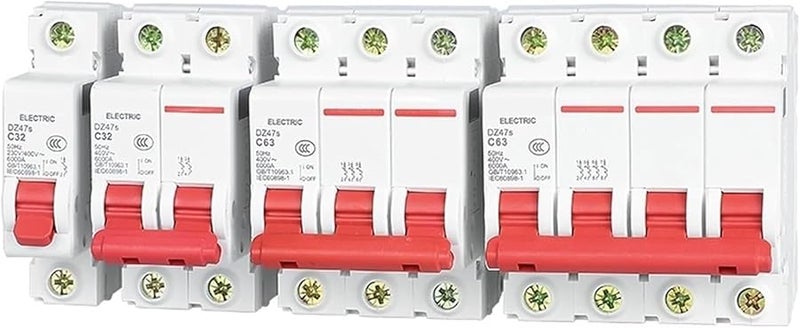 DZ47S 2P قاطع دائرة مصغر من النوع C 6 كيلو أمبير 2 أمبير MCB - Image 3
