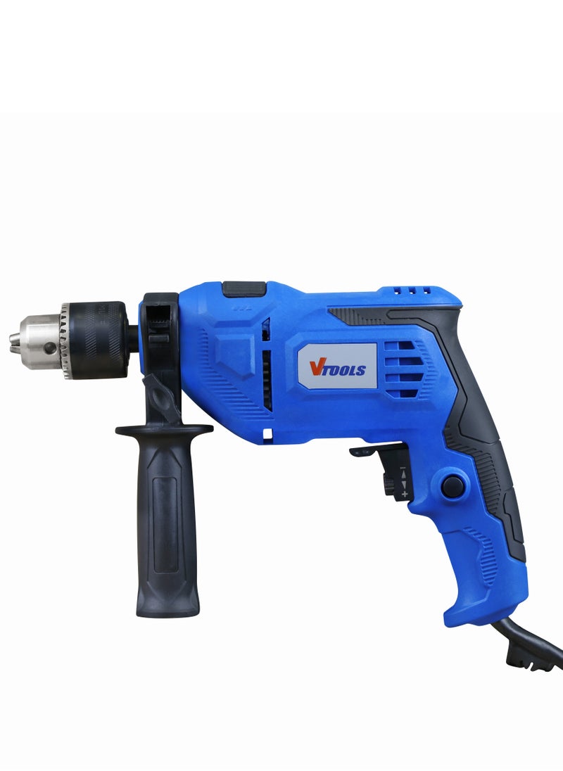 VTOOLS 650 Watt Corded Electric Hammer Drill for Wood and Concrete Drilling,VT1206  - Image 1