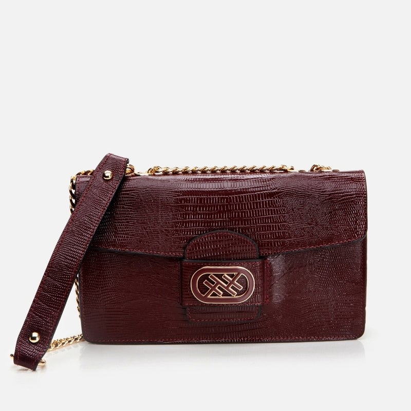 Hotiç 03CAH297080A780 GENUINE Leather Claret Red Women's Bag  - Image 1