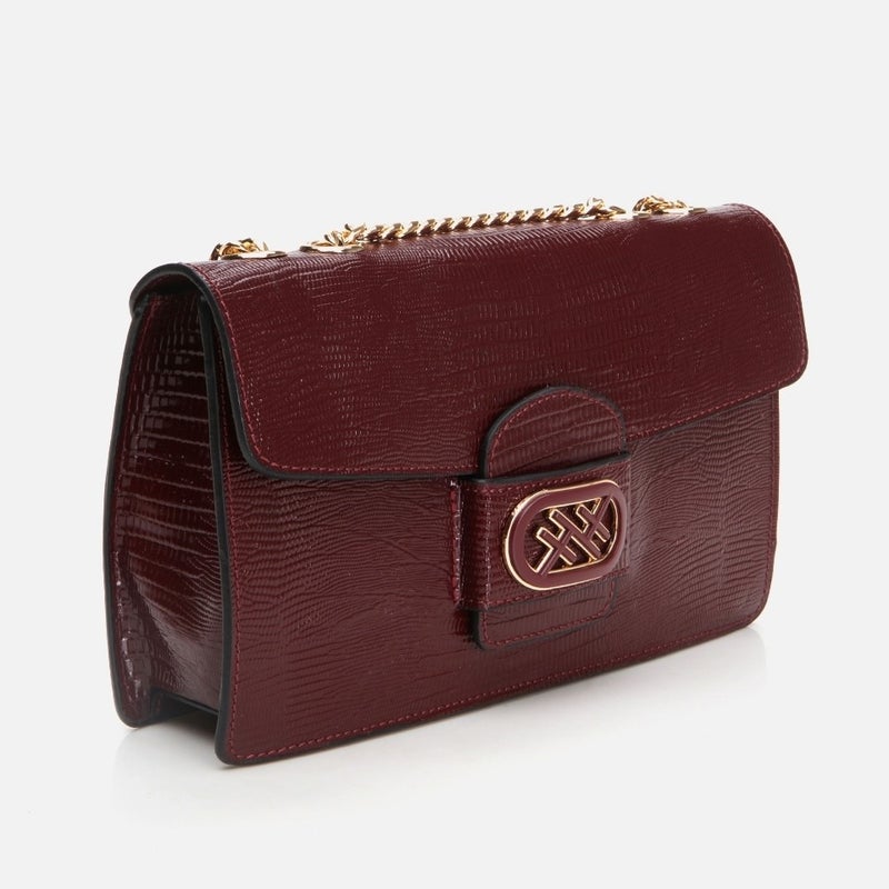 Hotiç 03CAH297080A780 GENUINE Leather Claret Red Women's Bag  - Image 3