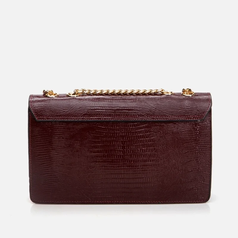 Hotiç 03CAH297080A780 GENUINE Leather Claret Red Women's Bag