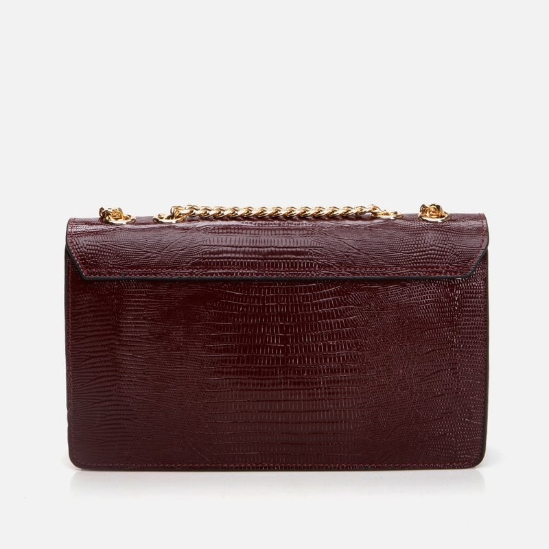 Hotiç 03CAH297080A780 GENUINE Leather Claret Red Women's Bag  - Image 5