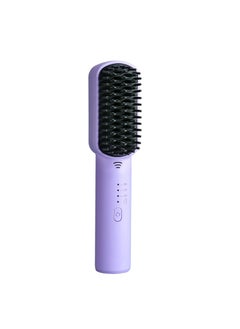 General Mini Ionic Straightening Comb – Travel-Friendly Straightener & Curler for Men/Women, Dual-Use Hair Styling Tool  - Image 1