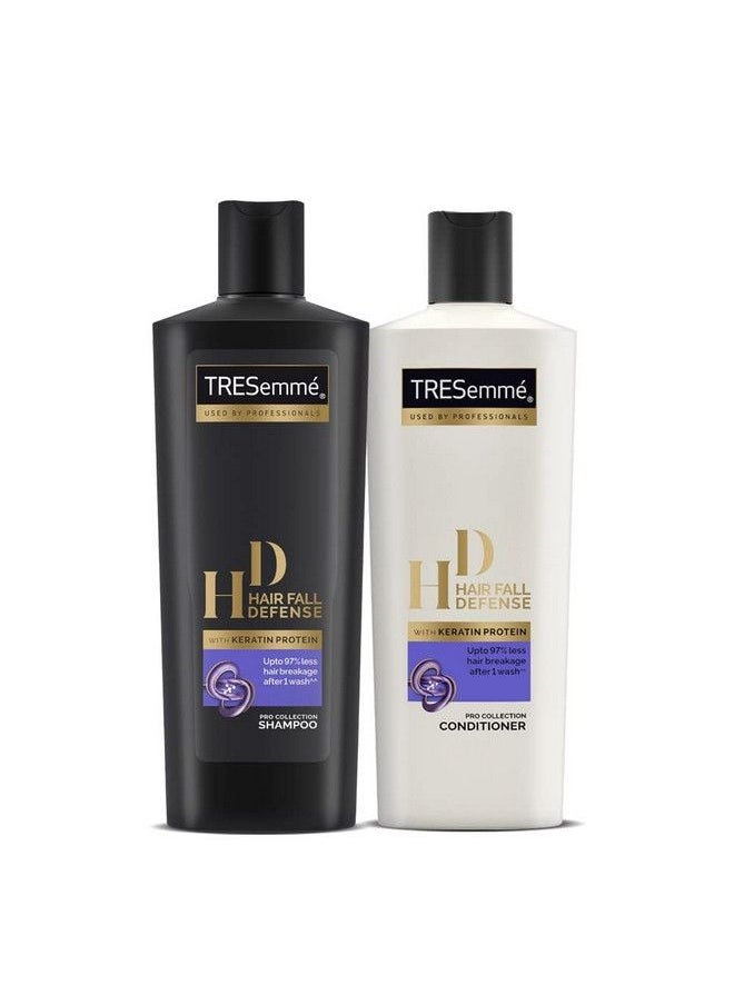 Tresemme Hair Fall Defence Shampoo 1 L With Keratin For Hair Fall Control And Longer Stronger Hair Anti Hairfall For Damaged Hair For Men & Women  - Image 2
