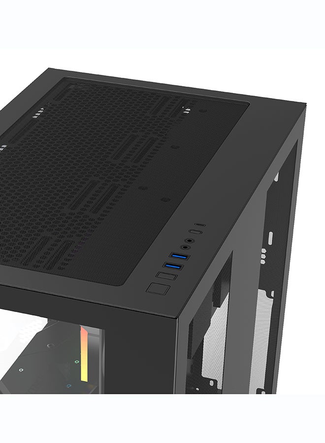 انفني ارك INFINIARC 5070 Gaming Desktop PC (Intel Core Ultra 5, RTX 5070 12G GPU, 16GB DDR5 RAM, 1TB SSD, B860 Motherboard, Cube Case, Digital Air Cooler ARGB, 750W Gold PSU, Windows PRO) Black Black - Image 5