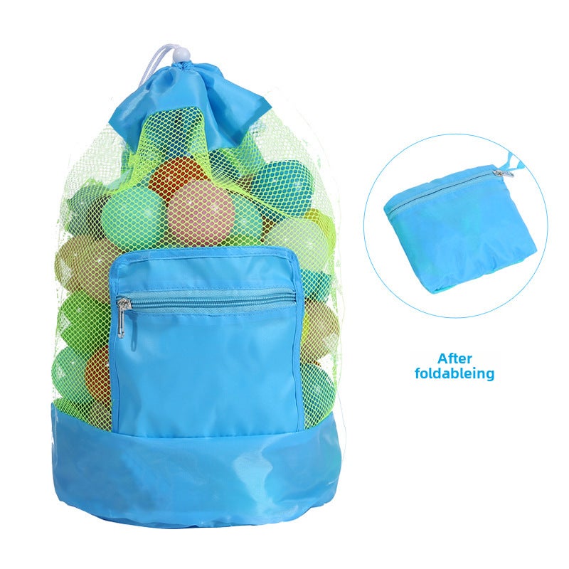 New Kids Toy Storage Beach Backpack Blue