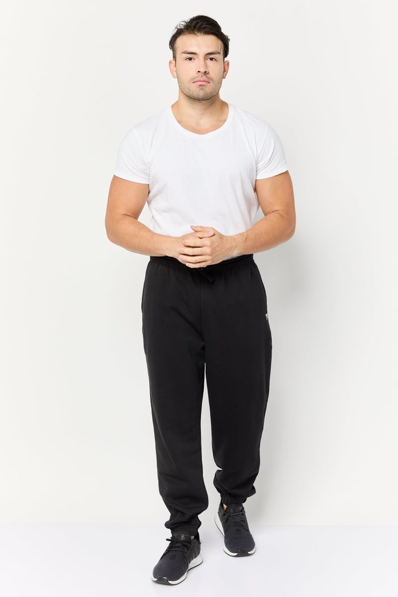 Reebok Men Sportswear Fit Outdoor Sweatpants, Black  - Image 2