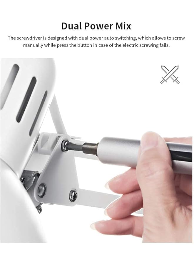 erorex Cordless Electric Screwdriver 20 In 1 Precision Screwdriver Kit For Diy Repairs Battery Powered - Image 3