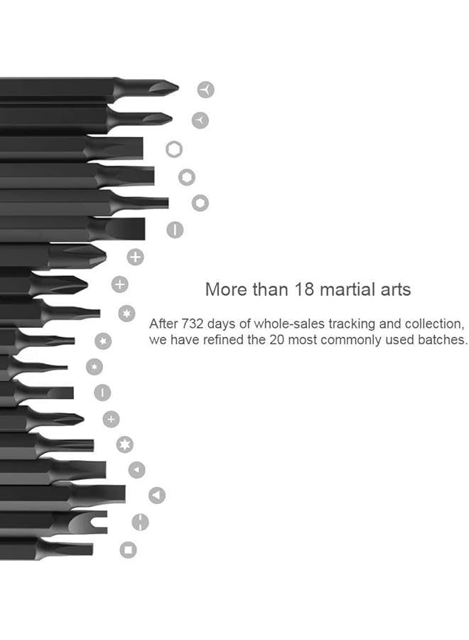 erorex Cordless Electric Screwdriver 20 In 1 Precision Screwdriver Kit For Diy Repairs Battery Powered - Image 5