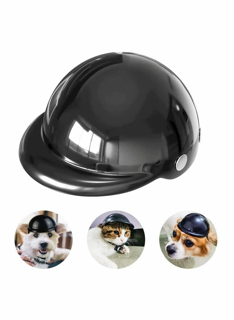 Y&D Dog Helmet Pet Motorcycle Safety Cap for Cat Biking Cycling Helmets Motorcycles Doggie Hat Bike (S) - Image 1