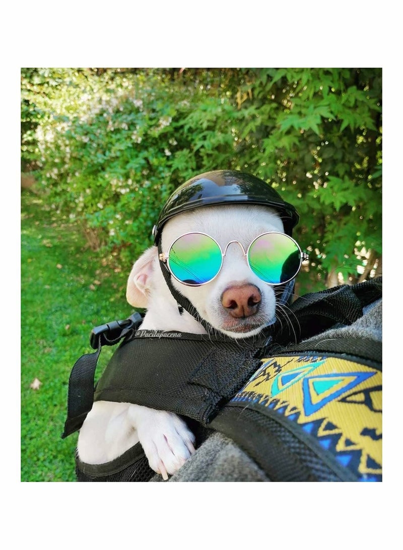 Y&D Dog Helmet Pet Motorcycle Safety Cap for Cat Biking Cycling Helmets Motorcycles Doggie Hat Bike (S) - Image 2