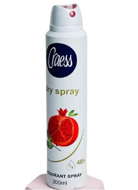 Craess Dry Spray deodorant 48h 200ml