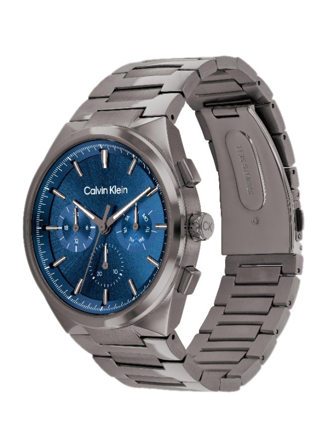 CALVIN KLEIN ساعة يد رجالية بعقارب دائرية الشكل من الستانلس ستيل 25200443 - 44 ملم - Image 1