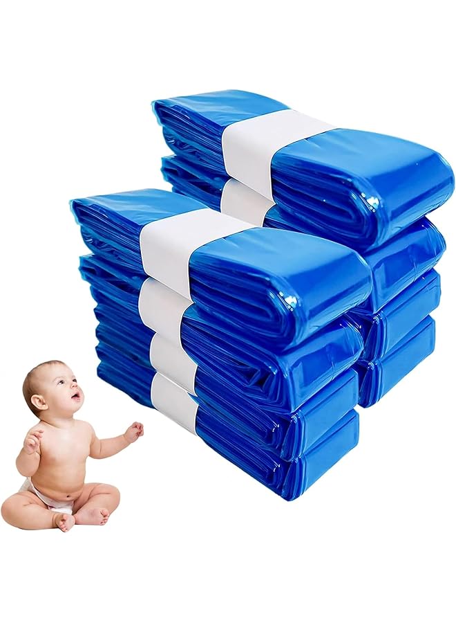 erorex Eco Friendly Nappy Bin Refill Bags 8 Pack Nappy Bin Refills Smellproof Refill Foil Diaper Bucket - Image 1