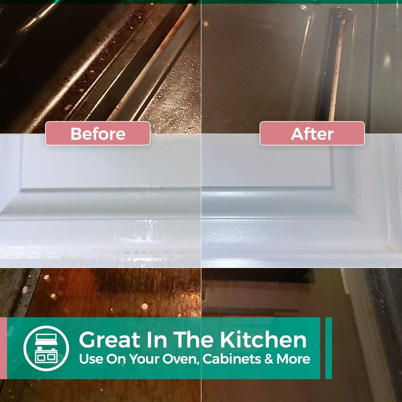 CHOMP! Cleaner Degreaser Concentrated Refill: Healthier Home's Kitchen & Home Multi Purpose Degreasing Deodorizer & Stain Remover for, Kitchens, Appliances, Stoves, Ovens, Counters, Floors, Autos 1 G - Image 3