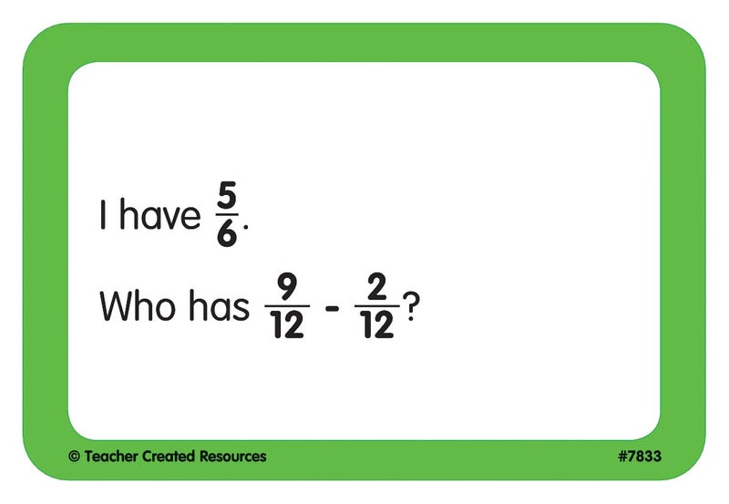 Teacher Created Resources I Haveâ€¦ Who Hasâ€¦? Math Grades 4-5 (7833) - Image 3