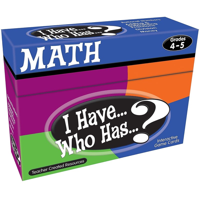 Teacher Created Resources I Haveâ€¦ Who Hasâ€¦? Math Grades 4-5 (7833) - Image 1