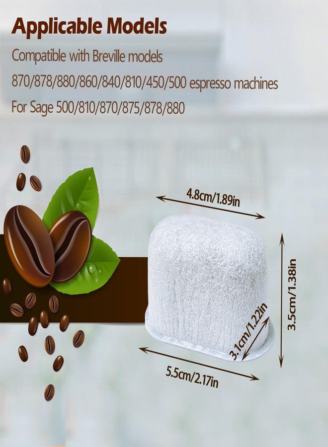 SureOBliss 6PCS Charcoal Water Filters Compatible with Breville BWF100,Disposable Coffee Filters Replacement Compatible with Breville Espresso Machine(Activated Charcoal) - Image 5