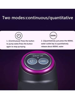 Generic Water Dispenser, Portable Water Bottle Pump for Universal 3, 4 and 5 Gallon with USB Electric Charging and Automatic Off Switch  - Image 5