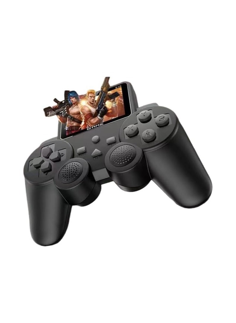 PlayingStation 520-in-1 Retro Games Handheld - Controller Console with Loads of Classic Arcade Games - Gamepad Console with AV TV Out (Black Double Player)
