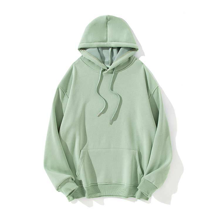 D14# tide cotton silver fox velvet shoulder-drop pullover hooded vests in stock group clothing T-shirt overalls printing logo Red  - Image 2