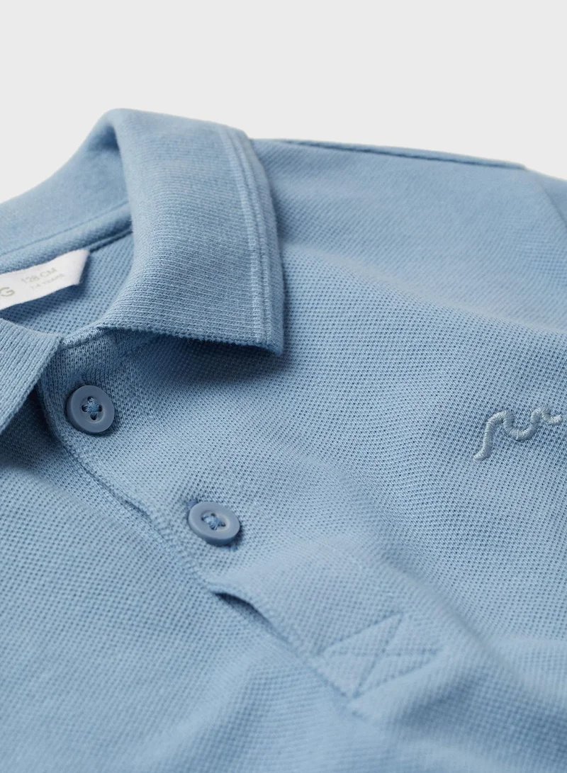 MANGO Kids Essential Polo
