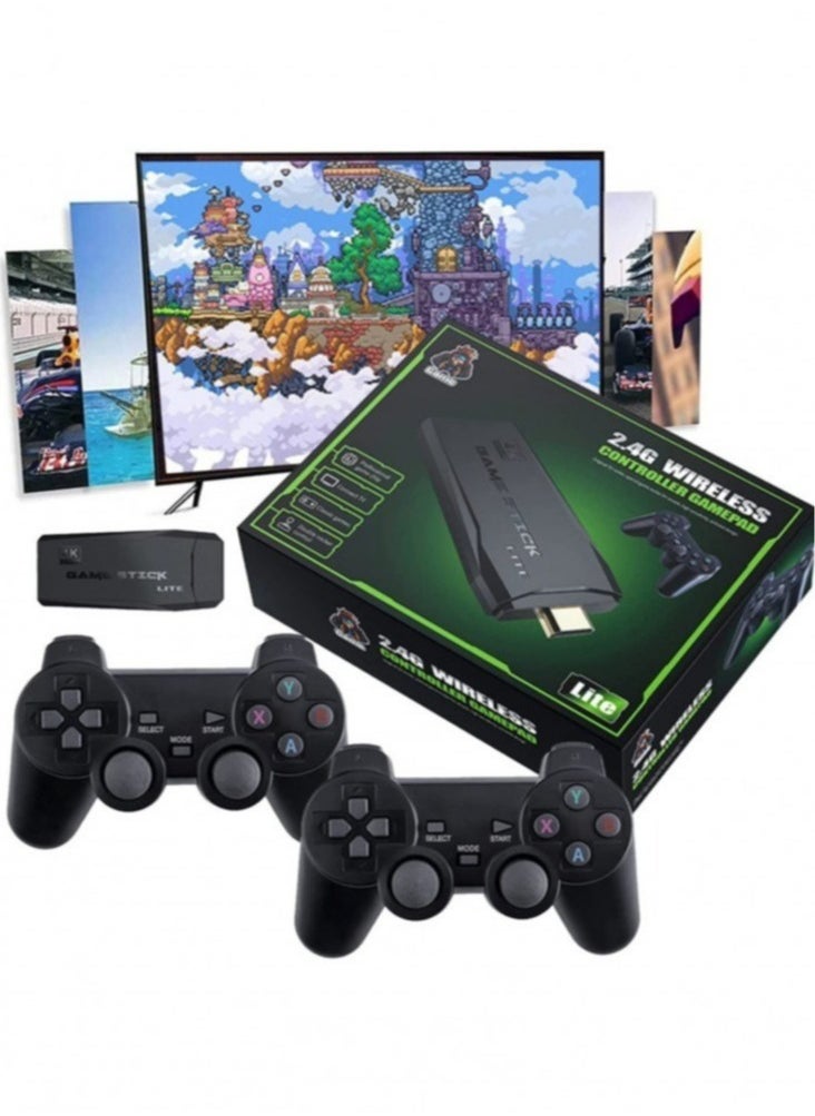 Generic - Y3 Lite HD TV Game Console With 64Gcard 10000 Games 2 Controllers With 1 Stick 1 HD Extension Cable - Image 1