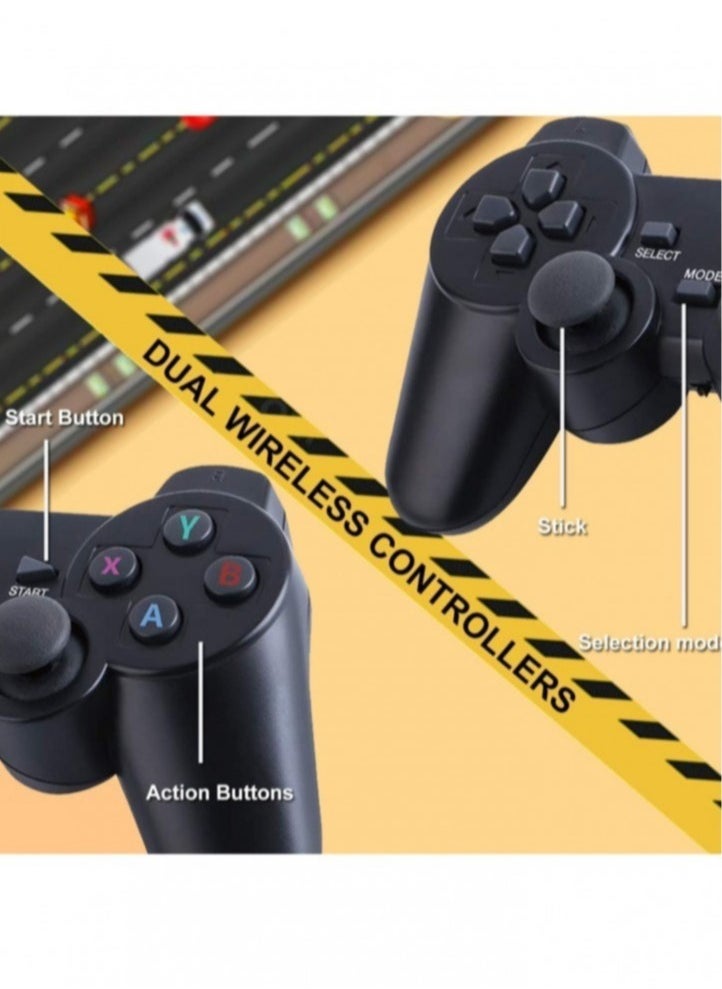 Generic - Y3 Lite HD TV Game Console With 64Gcard 10000 Games 2 Controllers With 1 Stick 1 HD Extension Cable - Image 1