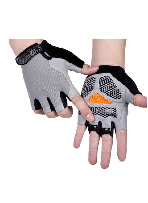 Gloves Half Finger Men Women, Gloves Gel Pad Anti-slip Breathable Shock-absorbing Outdoor Sports