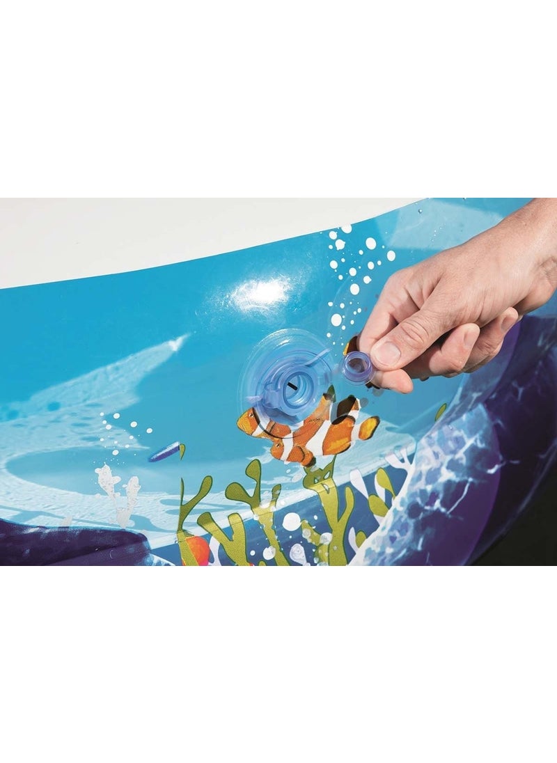 BYR Bestway Patterned Oval Inflatable Pool 54118  - Image 3