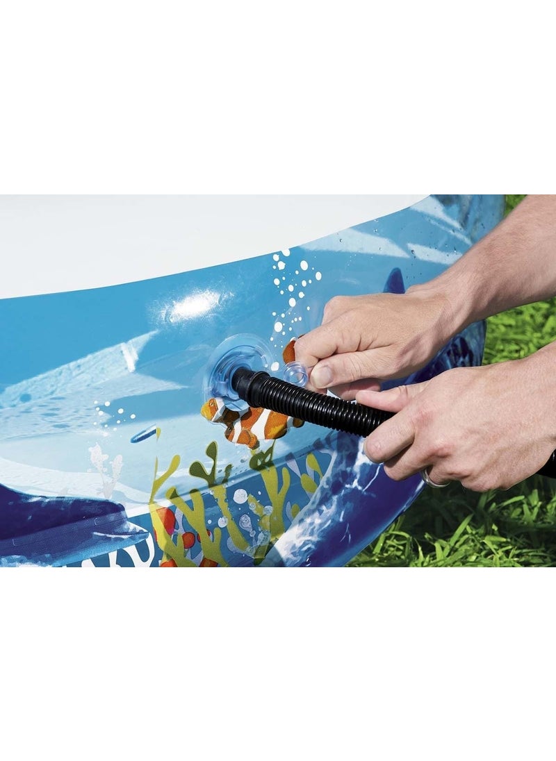 BYR Bestway Patterned Oval Inflatable Pool 54118  - Image 4