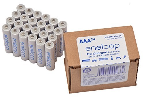 Eneloop Panasonic BK-4MCA24/CA AAA 2100 Cycle Ni-MH Pre-Charged Rechargeable Batteries, 24-Battery Pack - Image 1