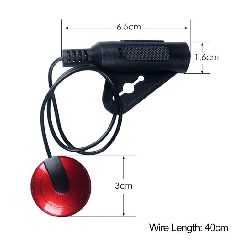 NERECNDENS 2 Pack - Contact Microphone Piezo Pickup Violin Microphone Pickup for Cello Banjo Ukulele Mandolin Guitar Microphone Pickup with 6PCS Guitar Picks - Image 5