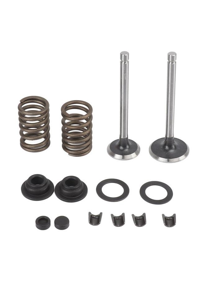 NIBEMINENT Microtiller Valve Parts Iron Wear Resistant Anti Corrosion Spring Washer Locking Clip Set for Generator  - Image 1