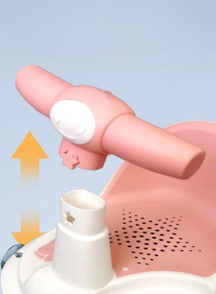 turtees Baby Bathtub Seat, Non Slip Baby Bath Chair, Bathtub Chair for Baby Sitting Up, Baby Bath Seat with Suction Cups for Baby 6-18 Months - Image 3