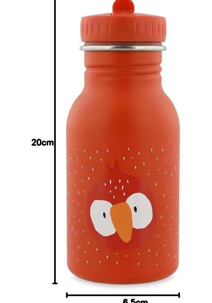 Trixie Stainless Steel Children's Water Bottle 350 ml - Mr. Parrot - Image 5