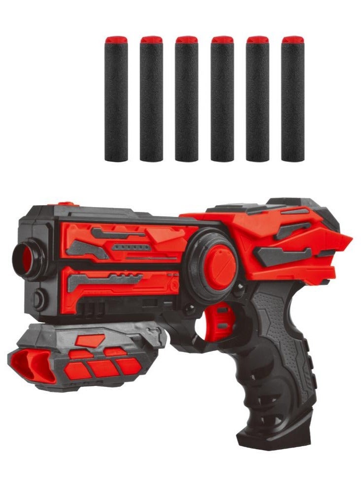 Power Joy بلاستر باور جوي شوتيرز X -2 مع 6 رصاصات فوم، قطعة متنوعة (قد يختلف اللون) | ألعاب أكشن | لعبة تفاعلية | بلاستر ألعاب | مسدس ألعاب يمكنه إطلاق النار لأكثر من 45 قدم! | هدية للأطفال والبالغين - Image 2