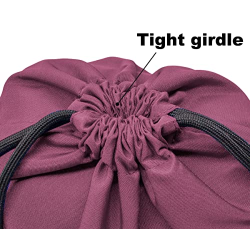 HOLYLUCK Drawstring Backpack Bag Sport Gym Sackpack (burgundy) - Image 3