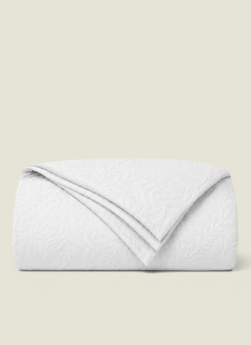 يسكن JUNIPER JACQUARD 4PC DUVET COVER SET - WHITE