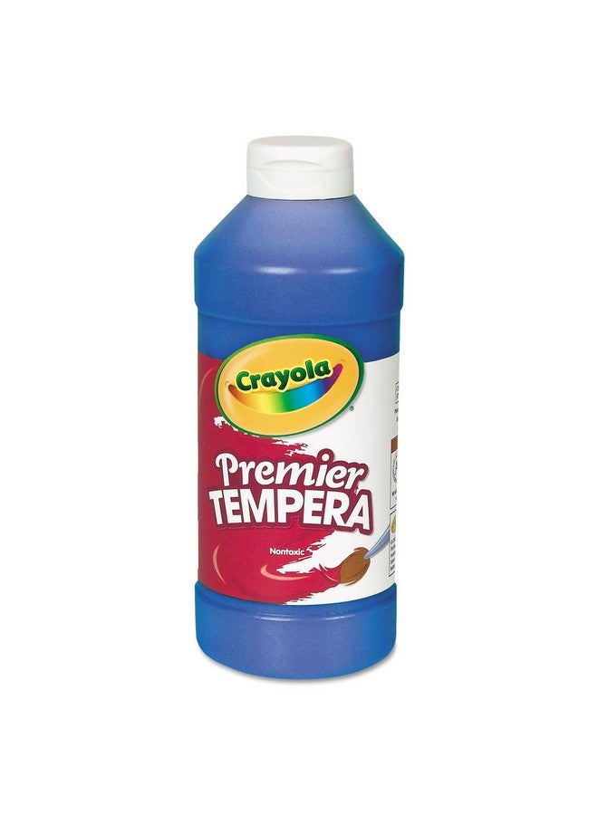 Crayola 541216042 طلاء تمبرا بريميير أزرق 16 أونصة - Image 2