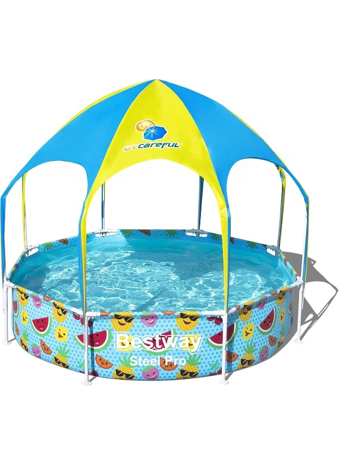 Bestway Steel Pro UV Careful 8' x 20/2.44m x 51cm Splash-in-Shade Play Pool