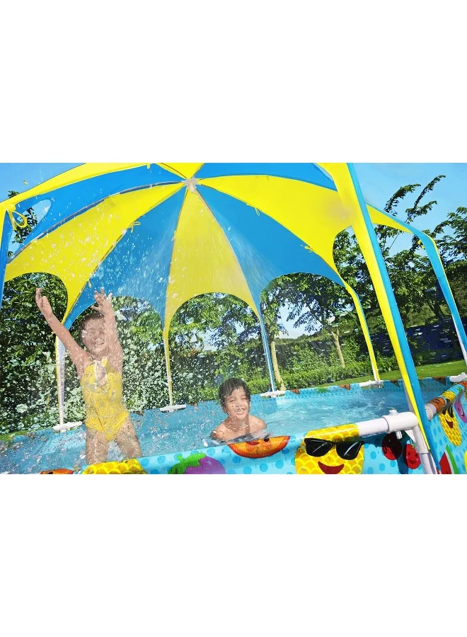 Bestway Steel Pro UV Careful 8' x 20/2.44m x 51cm Splash-in-Shade Play Pool 2.44m x 51cm