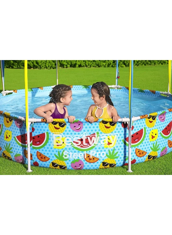 Bestway Steel Pro UV Careful 8' x 20/2.44m x 51cm Splash-in-Shade Play Pool 2.44m x 51cm
